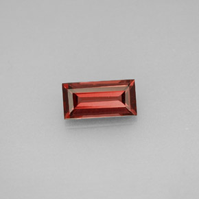 1.08캐럿 천연 레드 알만딘 가넷, 바게트, 7.9×4 mm, VVS-VS