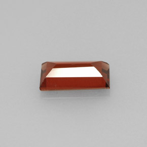 0.98캐럿 천연 빨간색 알만딘 석류석, 바게트, VVS-VS
