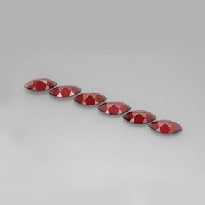 캐럿 천연 레드 알만딘 가넷 보석, 마퀴즈, 10.1×5.1 mm, VVS-VS