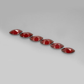 캐럿 천연 빨간색 알만딘 석류석 보석, 보석, VVS-VS