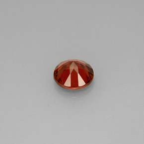 0.98캐럿 천연 레드 알만딘 가넷, 라운드 컷, 6.11 mm, VS