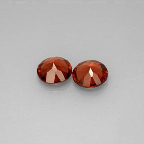 캐럿 천연 빨간색 알만딘 석류석 보석, 라운드 컷, VS