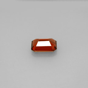 1.05캐럿 천연 레드 알만딘 가넷, 에메랄드 컷, 6.8×4.8 mm, VS