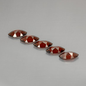 캐럿 천연 레드 알만딘 가넷 보석, 마퀴즈, 10×5 mm, VS