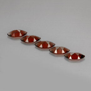 캐럿 천연 레드 알만딘 가넷 보석, 마퀴즈, 10×5.1 mm, VS
