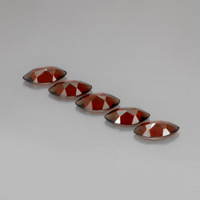 캐럿 천연 레드 알만딘 가넷 보석, 마퀴즈, 10.1×5.1 mm, VS