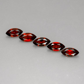 캐럿 천연 레드 알만딘 가넷 보석, 마퀴즈, 9.9×5 mm, VS