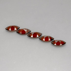 캐럿 천연 레드 알만딘 가넷 보석, 마퀴즈, 9.9×5 mm, VS
