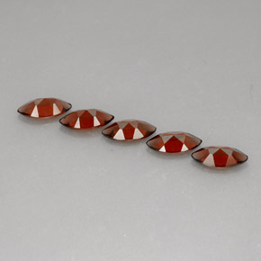 캐럿 천연 레드 알만딘 가넷 보석, 마퀴즈, 10.1×5.1 mm, VS