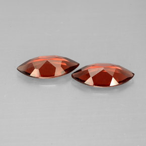 캐럿 천연 레드 알만딘 가넷 보석, 마퀴즈, 10.1×4.8 mm, VVS-VS