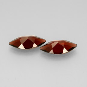 캐럿 천연 딥 레드 알만딘 가넷 보석, 마퀴즈, 14×7.1 mm, VS