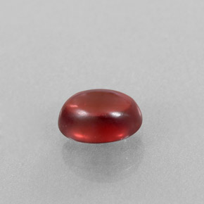 1.15캐럿 천연 레드 알만딘 가넷, 투명한, 6.8×4.9 mm, 투명/반투명