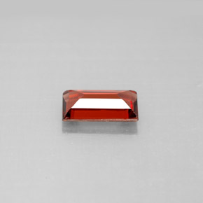 1.10캐럿 천연 딥 레드 알만딘 가넷, 바게트, 8.1×4.2 mm, VS