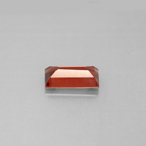 1.05캐럿 천연 오렌지 레드 알만딘 가넷, 바게트, 8×4 mm, VS