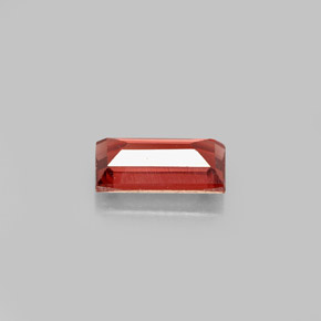 1.17캐럿 천연 오렌지 레드 알만딘 석류석, 바게트, VS