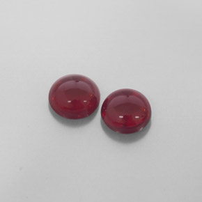 캐럿 천연 레드 알만딘 가넷 보석, 투명한, 6.55 mm, 투명/반투명