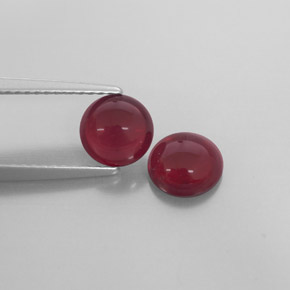 캐럿 천연 레드 알만딘 가넷 보석, 투명한, 6.55 mm, 투명/반투명