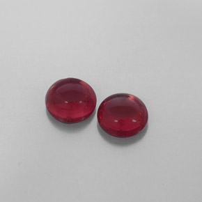 캐럿 천연 레드 알만딘 가넷 보석, 투명한, 6.36 mm, 투명/반투명