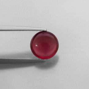 2.32캐럿 천연 딥 레드 알만딘 가넷, 투명한, 투명/반투명