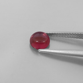 1.40캐럿 천연 딥 레드 알만딘 가넷, 투명한, 6.15 mm, 투명/반투명
