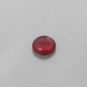 0.95캐럿 천연 딥 레드 알만딘 가넷, 투명한, 6.16 mm, 투명/반투명