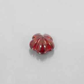 1.83캐럿 천연 딥 레드 알만딘 가넷, 투명한, 7.2×7.1 mm, 투명/반투명