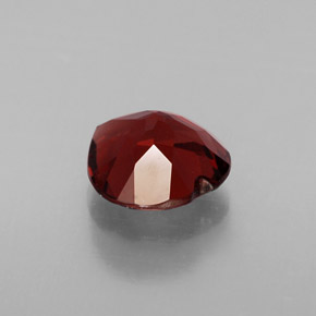 1.50캐럿 천연 딥 레드 알만딘 가넷, 하트 모양, 7.2×7.2 mm, VVS