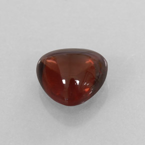 1.47캐럿 천연 딥 레드 알만딘 가넷, 투명한, 7.1×7 mm, 투명/반투명