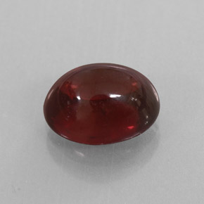 2.94캐럿 천연 딥 레드 알만딘 가넷, 투명한, 9×7.1 mm, 투명/반투명