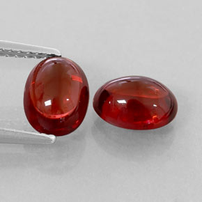 캐럿 천연 딥 레드 알만딘 석류석 보석, 투명한, 투명/반투명