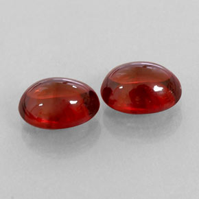 캐럿 천연 딥 레드 알만딘 석류석 보석, 투명한, 투명/반투명