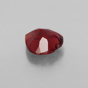 1.55캐럿 천연 딥 레드 알만딘 가넷, 하트 모양, 7.3×7.2 mm, VVS-VS