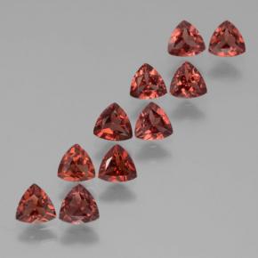 2.83캐럿 천연 레드 알만딘 가넷 보석, 트릴리언, 4.1×4.1 mm, VS