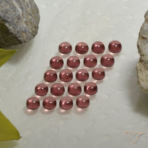 3.48캐럿 천연 미디엄 레드 알만딘 석류석 보석, 라운드 컷, 투명한