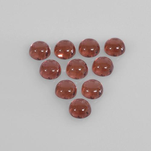 1.85캐럿 천연 딥 와인 레드 알만딘 가넷 보석, 라운드 컷, 3.08 mm, 투명한