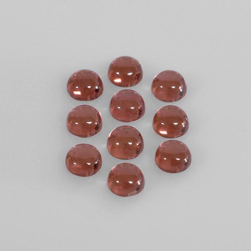 1.85캐럿 천연 딥 와인 레드 알만딘 가넷 보석, 라운드 컷, 3.08 mm, 투명한