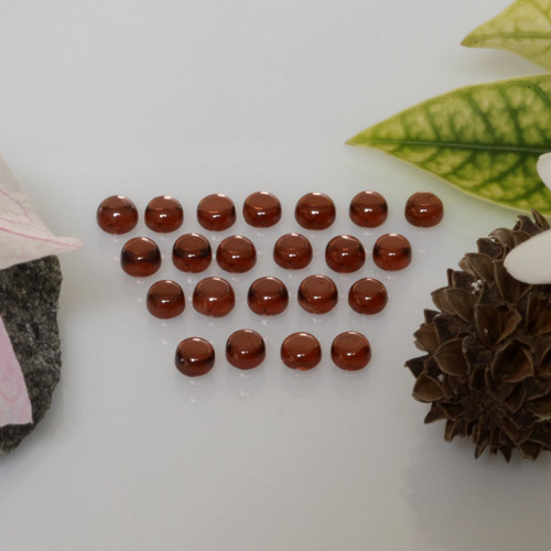 4.46캐럿 천연 커런트 레드 알만딘 석류석 보석, 라운드 컷, 투명한