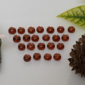 4.46캐럿 천연 커런트 레드 알만딘 석류석 보석, 라운드 컷, 투명한