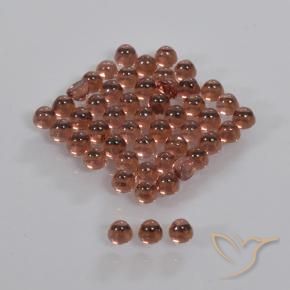 3.47캐럿 천연 다크 레드 알만딘 석류석 보석, 라운드 컷, 투명한