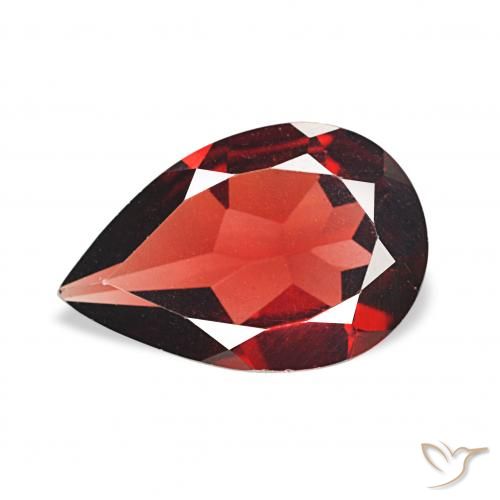 2.71ct 딥 레드 알만딘 석류석 보석, 배 모양, VVS