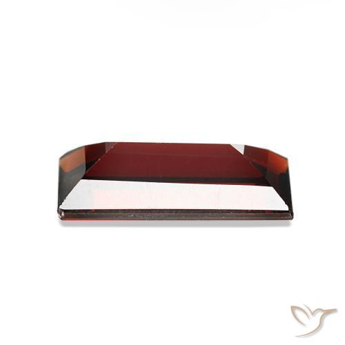 1.71캐럿 천연 다크 레드 알만딘 석류석, 바게트, VVS