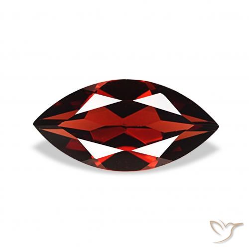2.10ct 딥 레드 알만딘 석류석, 보석, VVS