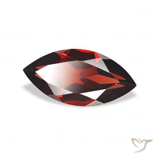 1.86캐럿 천연 다크 레드 알만딘 석류석, 보석, VVS