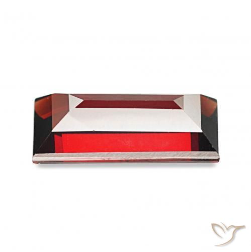 1.81캐럿 천연 커런트 레드 알만딘 석류석, 바게트, VS-SI