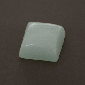 1.37캐럿 천연 블루그린 아마조나이트, 스퀘어, 6.4×6.4 mm, 불투명체