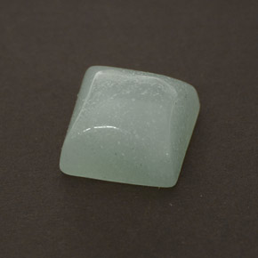 1.37캐럿 천연 블루그린 아마조나이트, 스퀘어, 6.3×6.3 mm, 불투명체