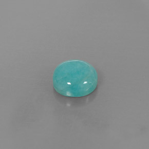 2.14캐럿 천연 그린 블루 아마조나이트, 라운드 컷, 8.24 mm, 불투명체