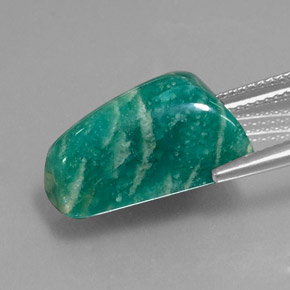 11.24캐럿 천연 녹색 아마조나이트, 멋진 모양, 불투명체