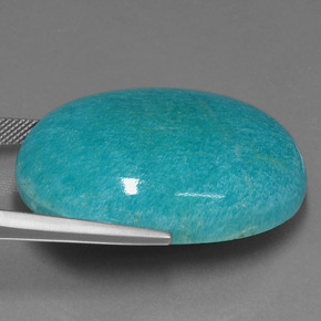78.55캐럿 천연 그린 블루 아마조나이트, 타원형 컷, 불투명체