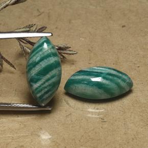 14.83캐럿 천연 청록색 아마조나이트 보석, 보석, 불투명체